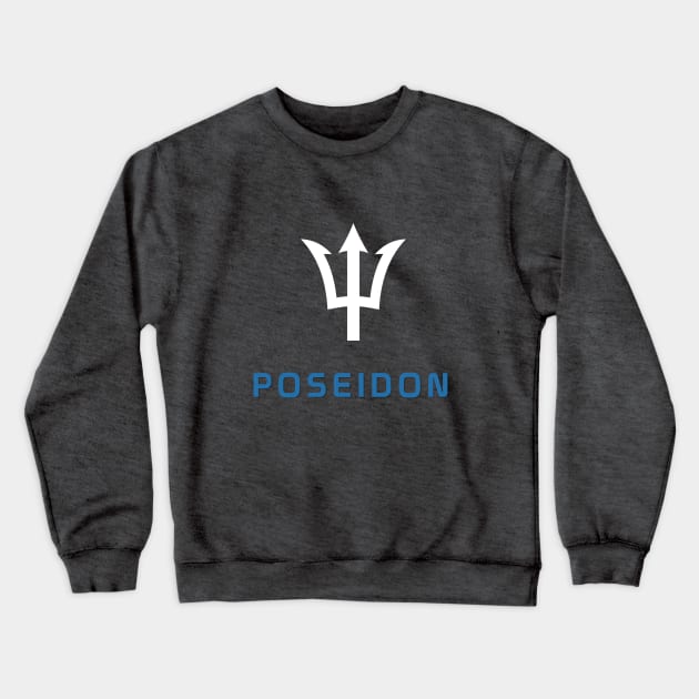 Poseidon Crewneck Sweatshirt by Terraforming Guild